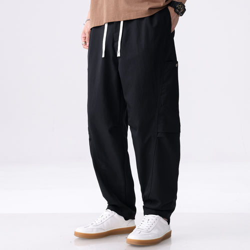 Herren Cargo-Jogginghose mit Kordelzug, elastischem Saum und seitlichen Utility‑Taschen Echoarchiv