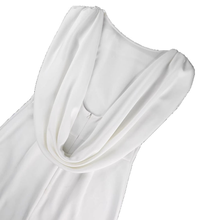 Damen Elegantes Minikleid mit drapiertem Schalkragen Echo Archiv