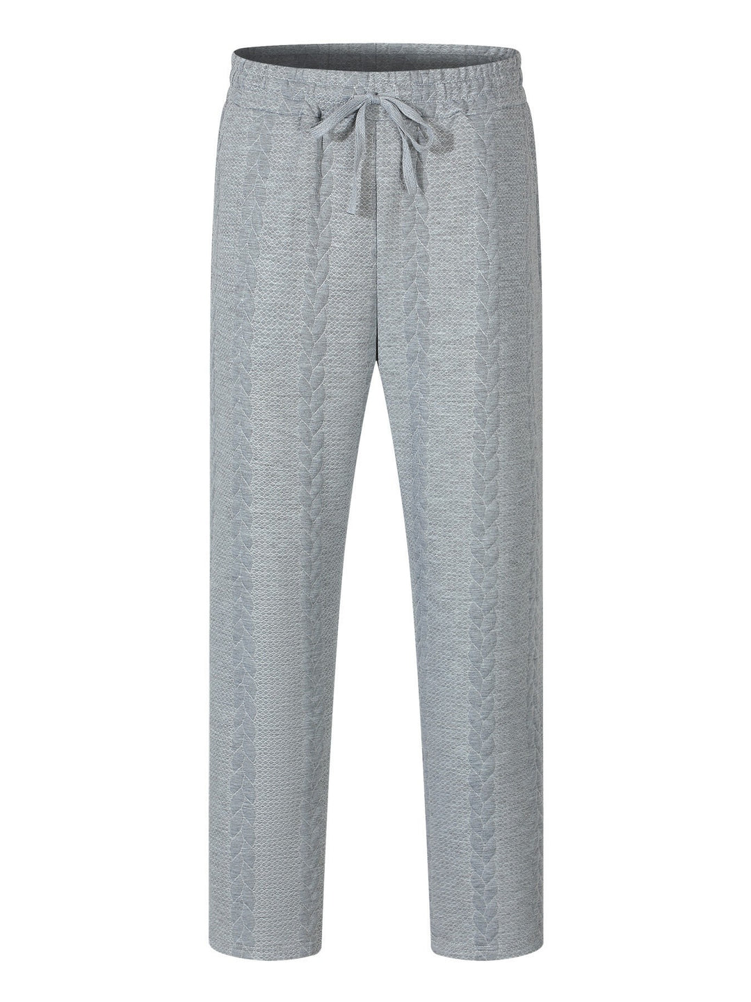 Herren Freizeitliche Stretch-Hose mit Kordelzug und strukturiertem Design Echoarchiv