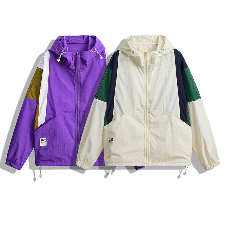 Damen Sportliche Windbreaker-Jacke Echo Archiv
