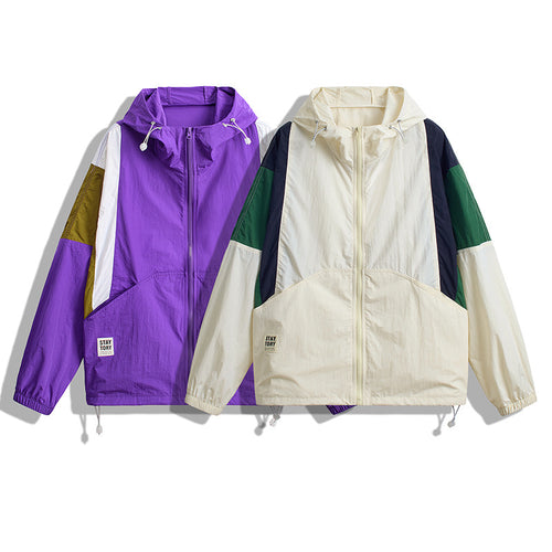 Damen Sportliche Windbreaker-Jacke Echo Archiv