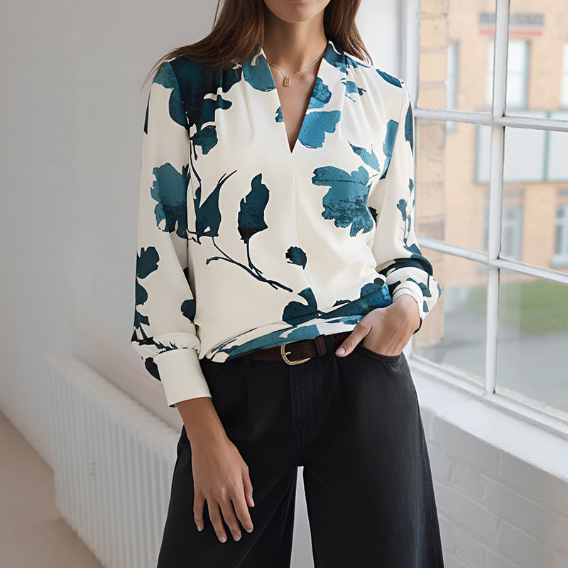 Damen Elegante Bluse mit floralem Muster Echo Archiv