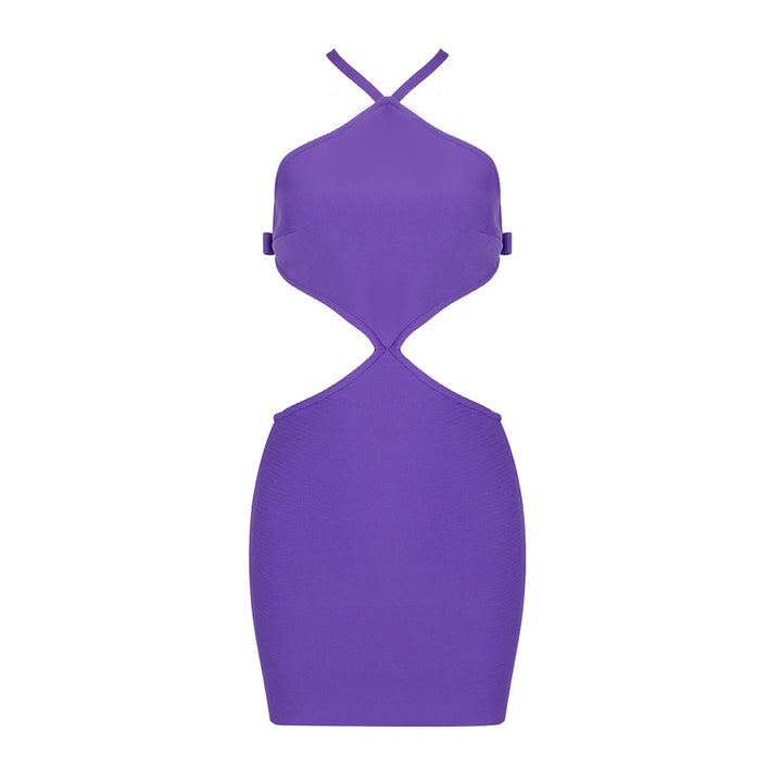 Damen figurbetontes Cut-Out Kleid mit Neckholder Design Echo Archiv