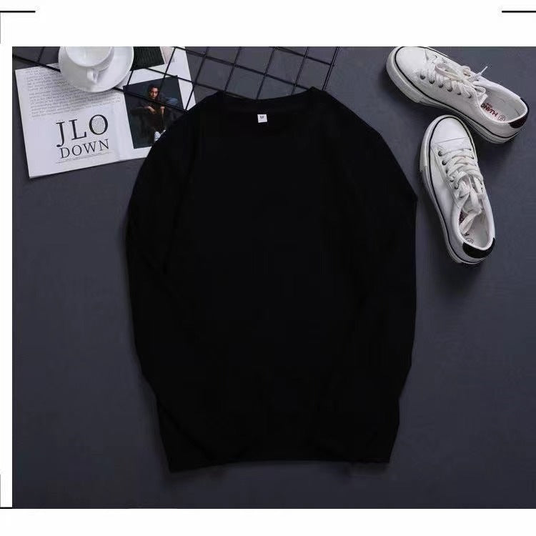 Herren Feines Rundhals‑Sweatshirt aus Baumwollmix mit gerippten Bündchen Echoarchiv