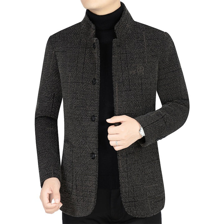Mann Freizeitjacke aus Melange-Stoff Echoarchiv