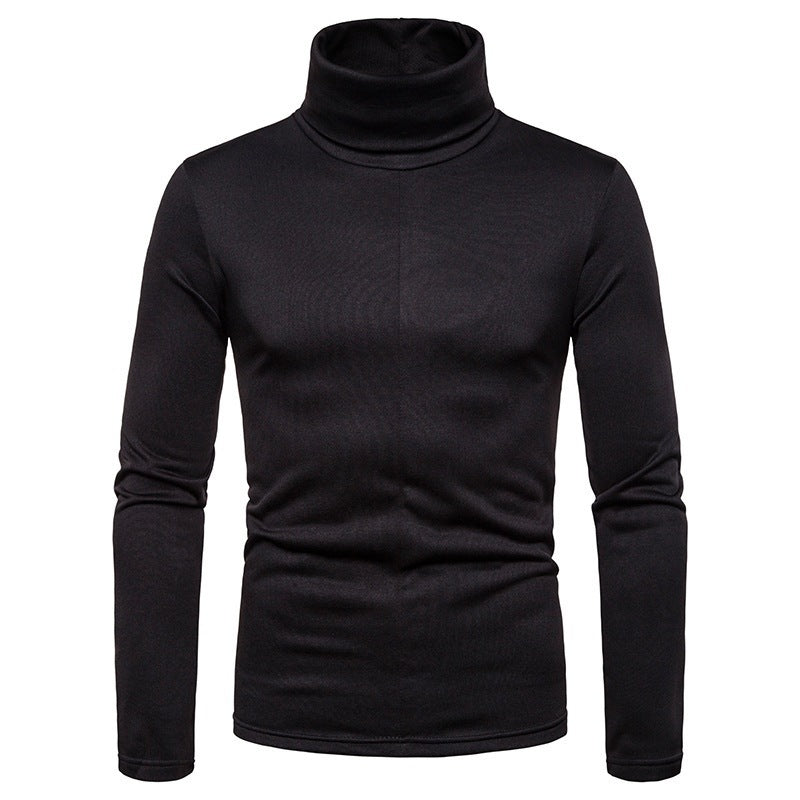 Herren Rollkragenpullover aus weichem Strickmaterial Echoarchiv
