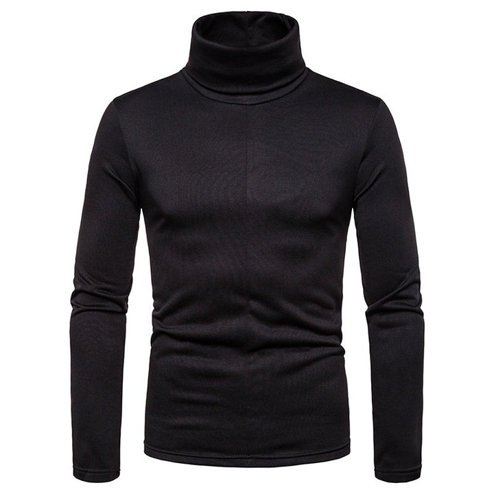 Herren Rollkragenpullover aus weichem Strickmaterial Echoarchiv