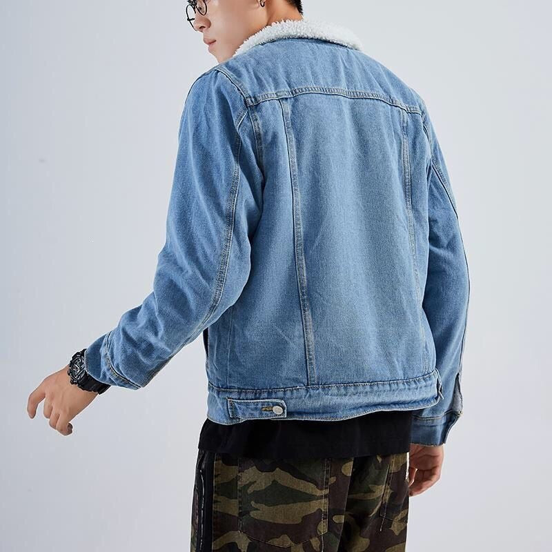 Herren Denimjacke mit weichem Innenfutter Echoarchiv