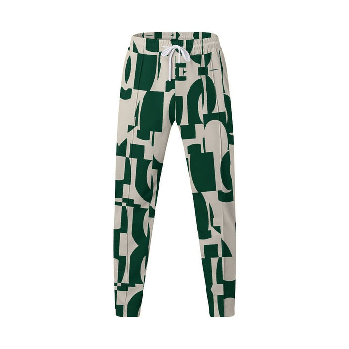 Herren Trendige Chino-Hose mit grafischem Muster und seitlichen Taschen Echoarchiv