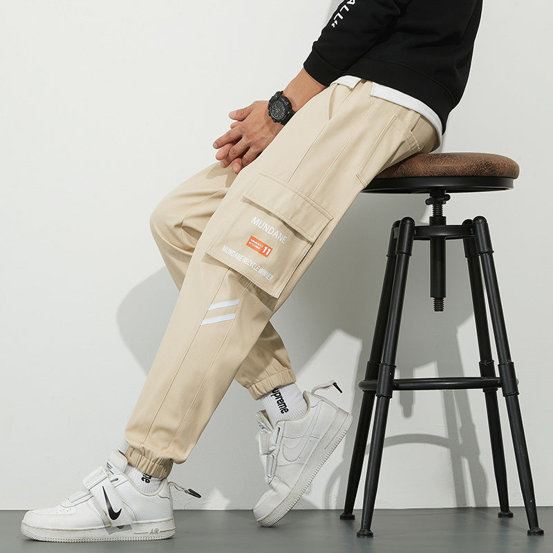 Herren Urbanes Camouflage-Jogger mit Utility-Taschen und elastischem Knöchelsaum Echo Archiv