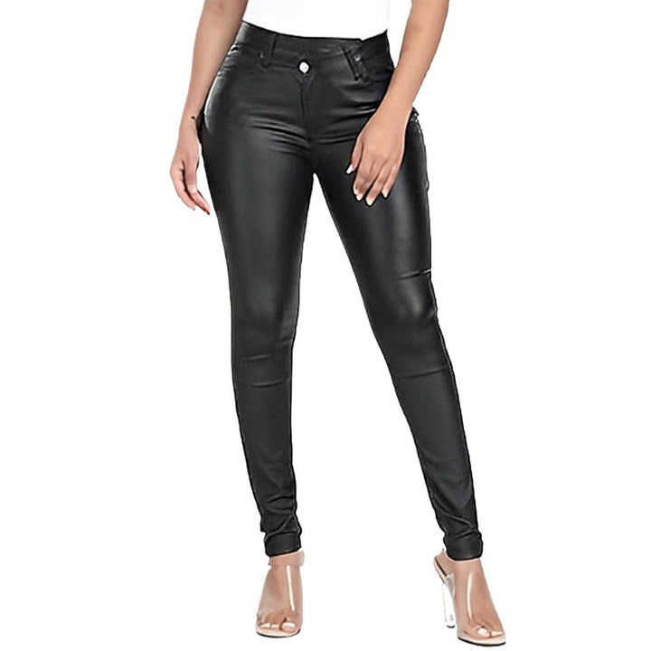 Damen Modische Kunstlederleggings Echo Archiv
