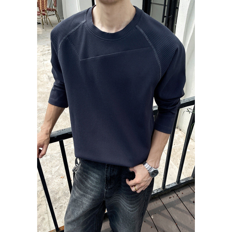 Herrenmode Sweatshirt mit strukturiertem Design Echo Archive