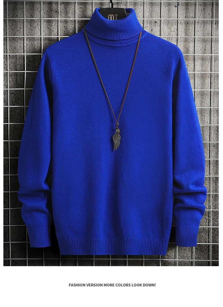 Herren bequemer Rollkragenpullover Echoarchiv