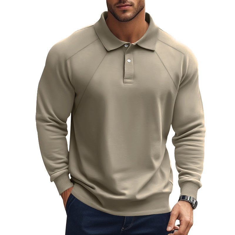 Herren Langarm-Polohemd mit charakteristischem Raglan-Schnitt Echoarchiv