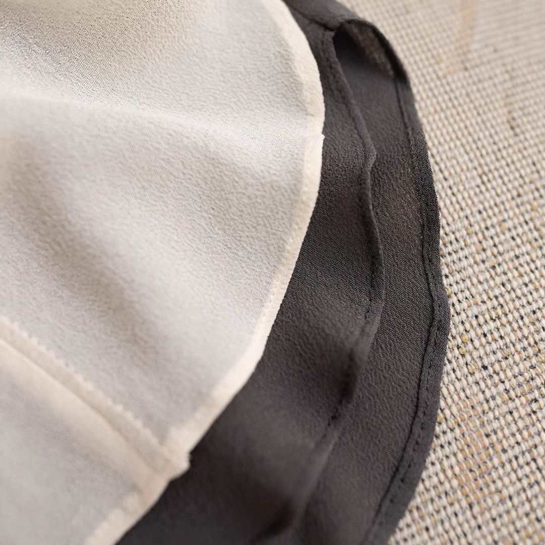 Damen Edle Bluse mit Schleifen-Detail Echoarchiv