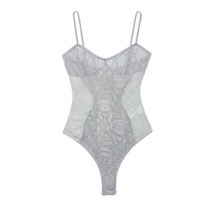 Damen Spitzenbody mit verführerischem Design und zarten Trägern Echo Archiv