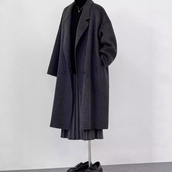 Damen Oversized Wollmantel Echoarchiv