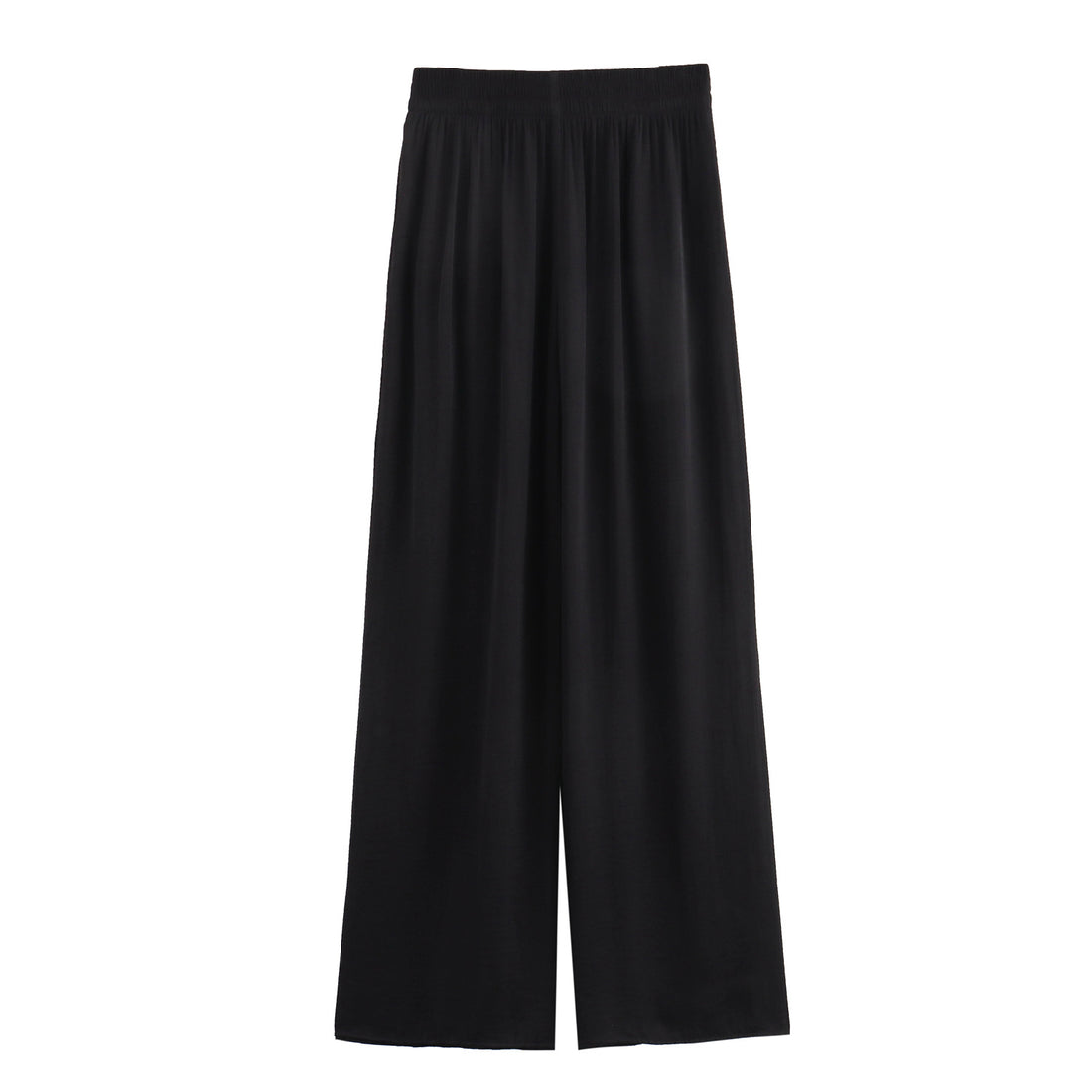Damenweite Culotte mit elastischem Bund und fließendem Stoff – Avélisse