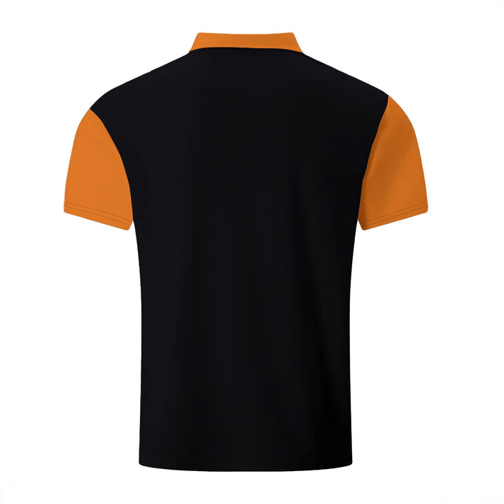 Herren Poloshirt mit modernem Grafikdesign und bequemer Passform Echoarchiv