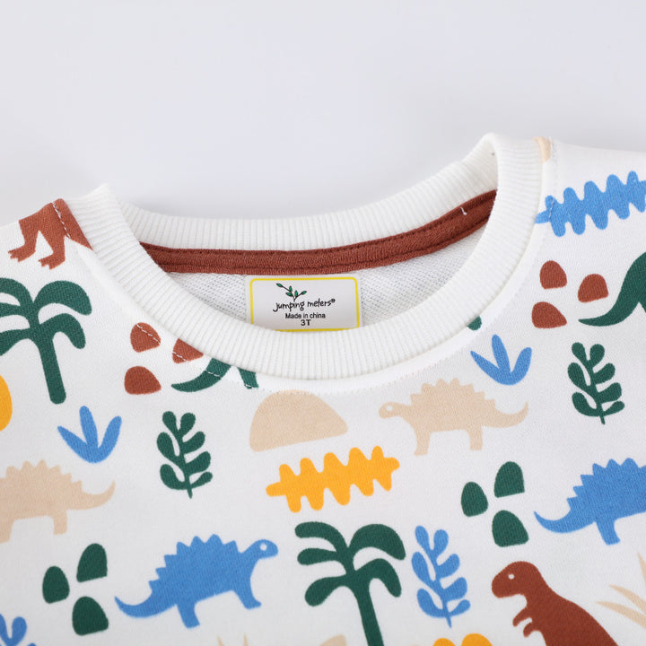 Jungen Sweatshirt mit lebhaftem Dinosaurier-Muster Echo Archiv