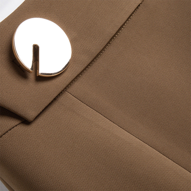 Damen Eleganter Bleistiftrock mit Knopf-Detail Echoarchiv