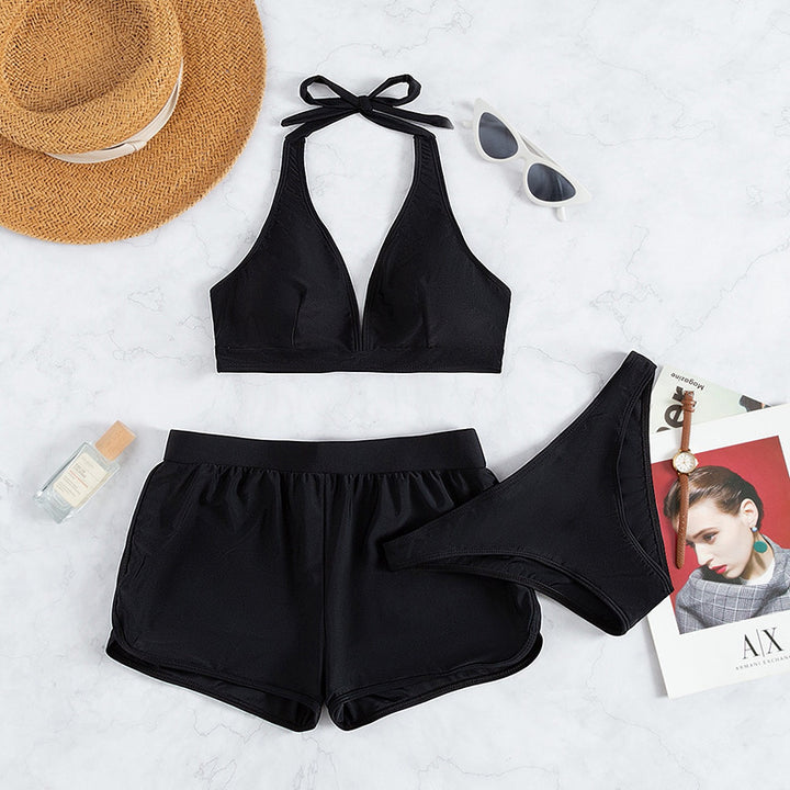 Damen Sportliches Bikini-Set mit verstellbarem Halterneck Echo Archiv