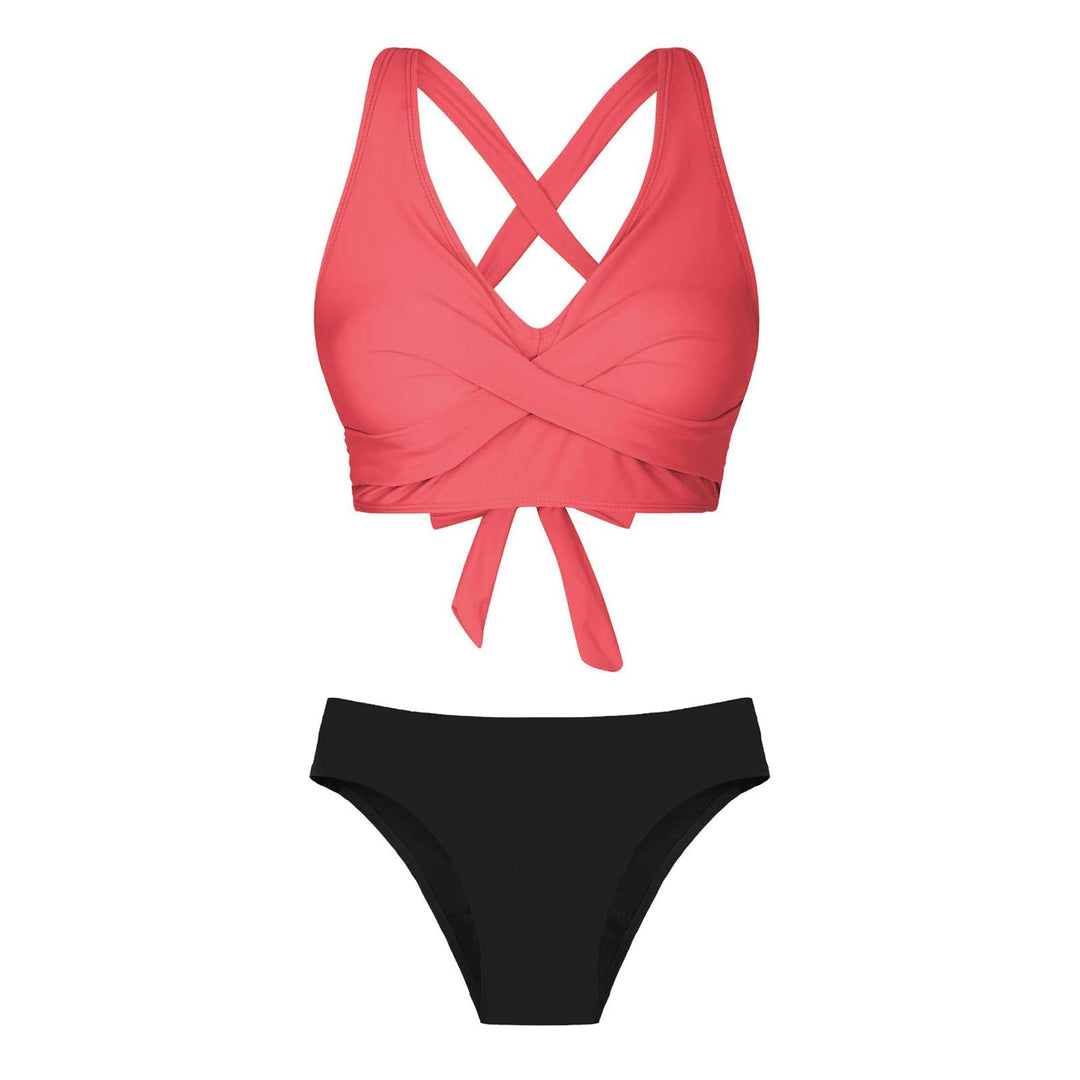 Damen Zweiteiliger Badeanzug mit floralem Design Echo Archiv