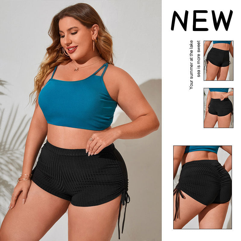 Damen Sportliche Badeshorts mit Raffungen Echo Archiv