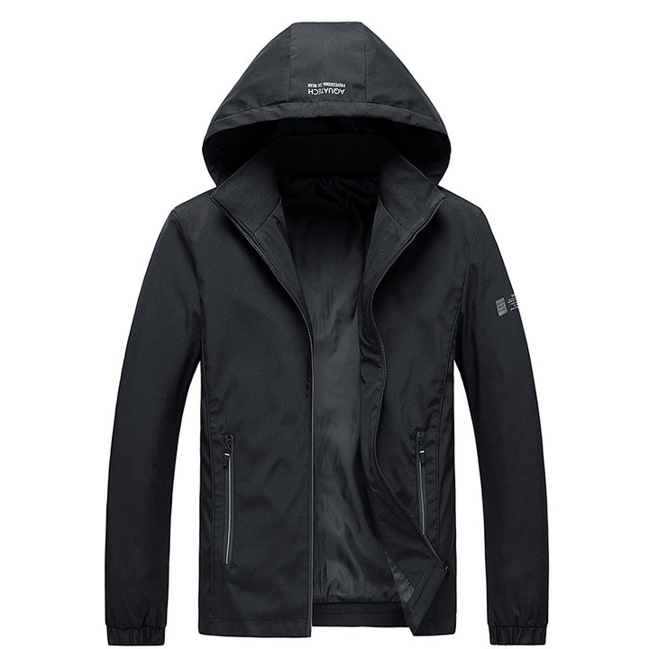 Herren Wetterfeste Outdoorjacke mit verstellbarer Kapuze Echo Archiv 1787797862