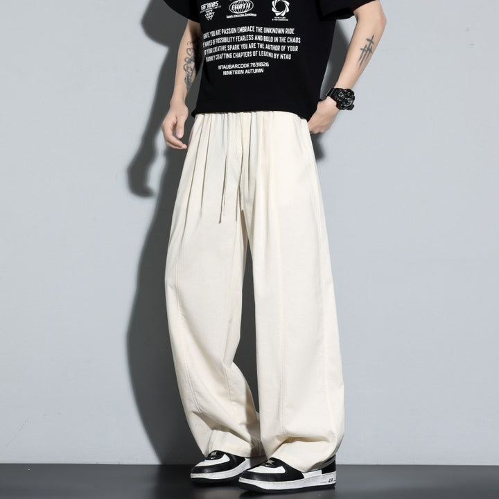 Damen Weite Lagen-Loungehose mit Cargo-Details & elastischem Tunnelzug Echoarchiv