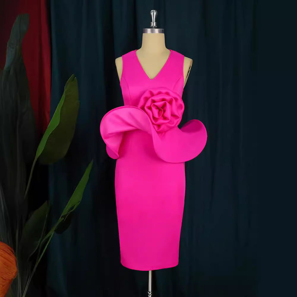 Damen Etuikleid mit einzigartiger Blumenapplikation Echo Archiv