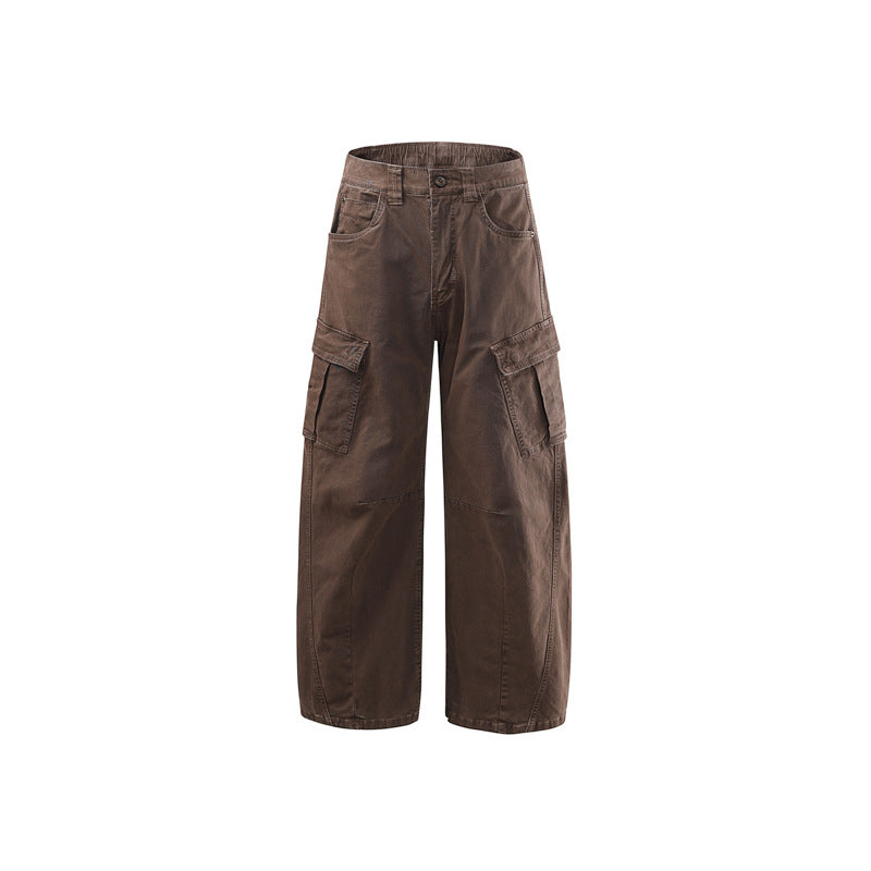 Damen Weite Baumwoll‑Cargo‑Culotte mit Multifachtaschen Echo Archiv