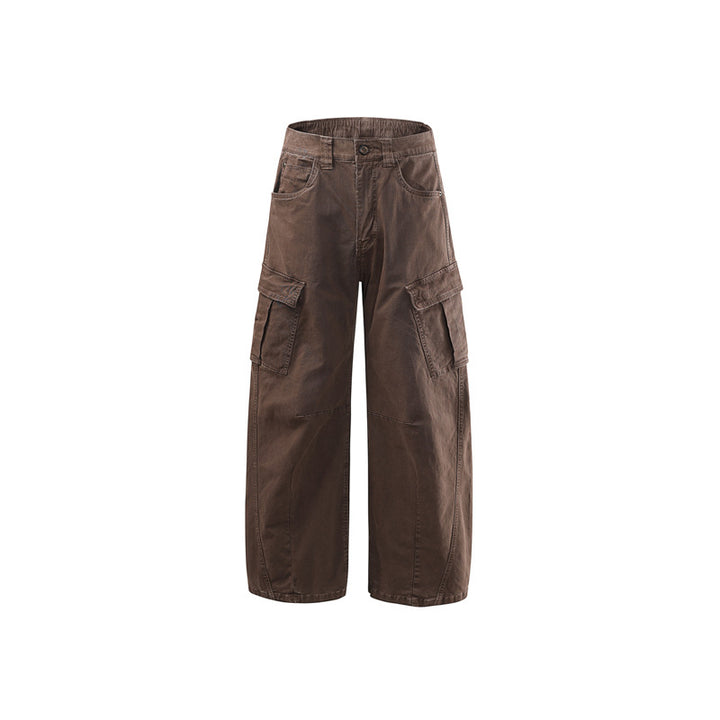 Damen Weite Baumwoll‑Cargo‑Culotte mit Multifachtaschen Echo Archiv