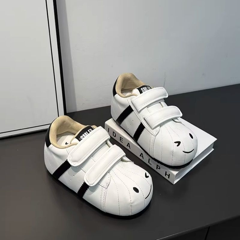 Damen Bequeme Kindersneaker mit niedlichem Tiermotiv und praktischem Klettverschluss Echo Archiv
