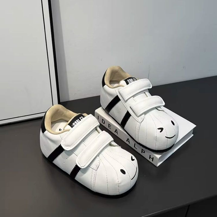 Damen Bequeme Kindersneaker mit niedlichem Tiermotiv und praktischem Klettverschluss Echo Archiv