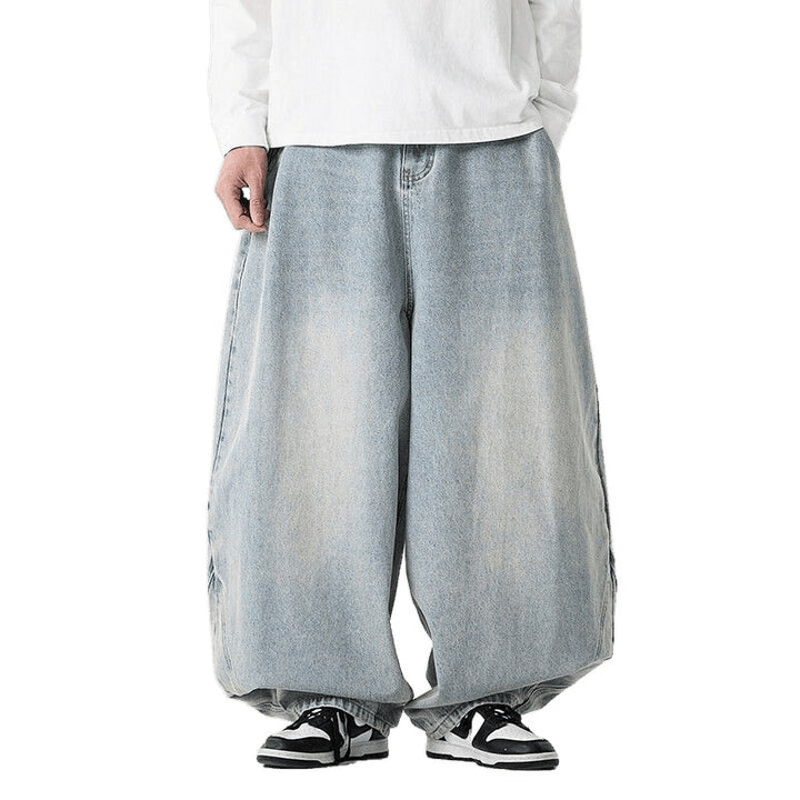 Herren nan extremweit geschnittene Baggy-Jeans mit tiefem Schritt und ballonförmigem Saum Echo Archiv