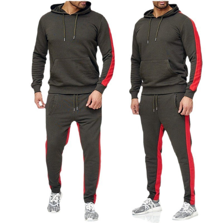 Herren Sportliches Hoodie und Jogginghose-Set Echoarchiv