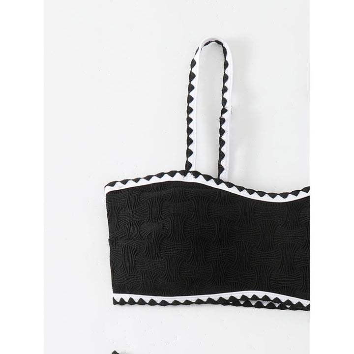 Damen Bikiniset mit modischem Texturmuster Echo Archiv