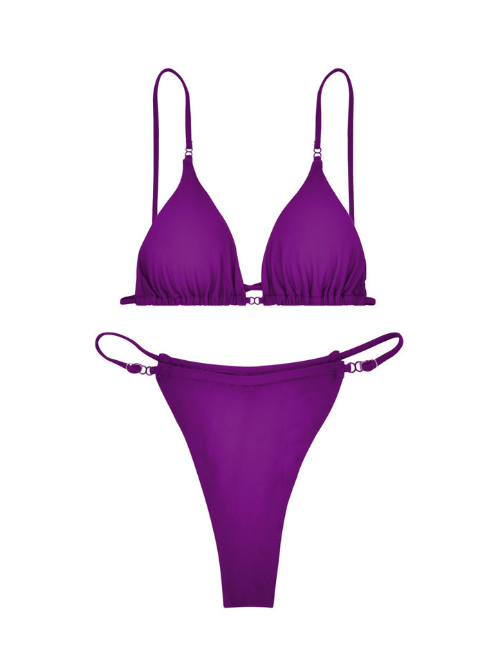 Damen Triangel-Bikini-Set mit verstellbaren Trägern und figurformender Passform Echo Archiv