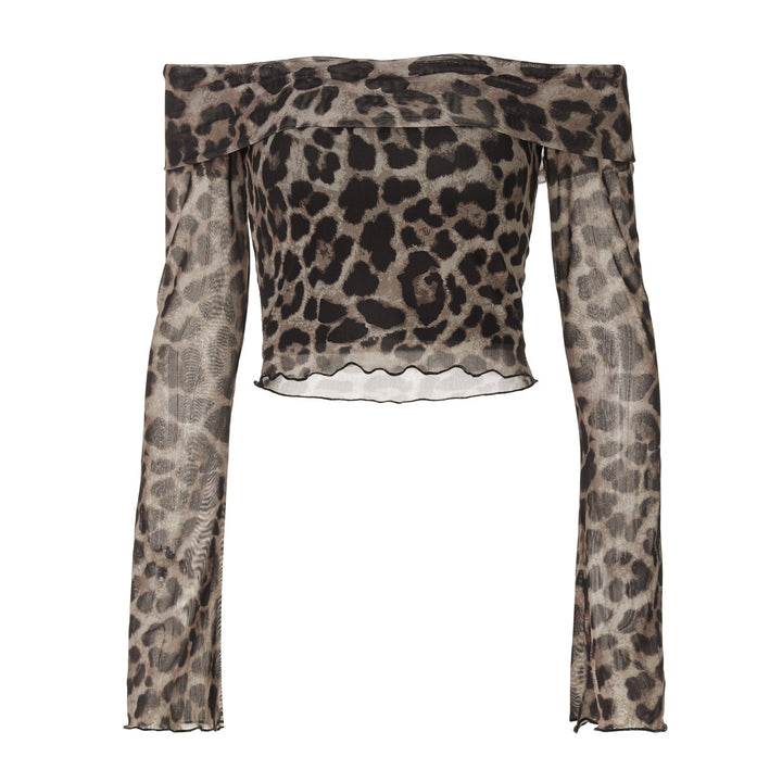 Damen Off-Shoulder Bluse Echo Archiv
