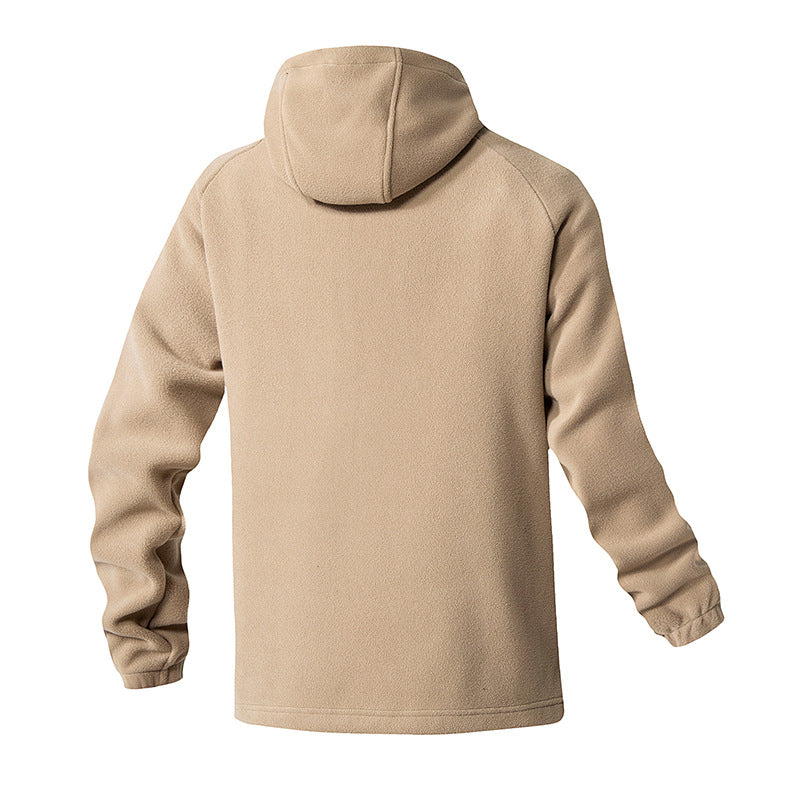 Herren Fleecejacke mit hochschließendem Kragen und praktischen Reißverschlusstaschen Echoarchiv