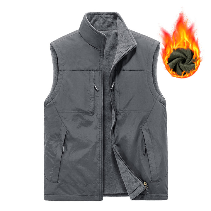 Herren Wende-Weste mit Fleece-Futter Echo Archiv
