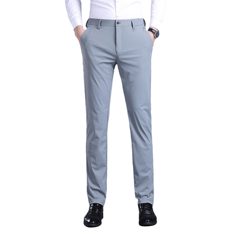 Herren elegante Businesshose mit atmungsaktivem Material und schmalem Schnitt Echoarchiv