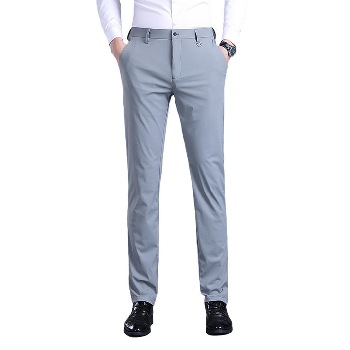 Herren elegante Businesshose mit atmungsaktivem Material und schmalem Schnitt Echoarchiv