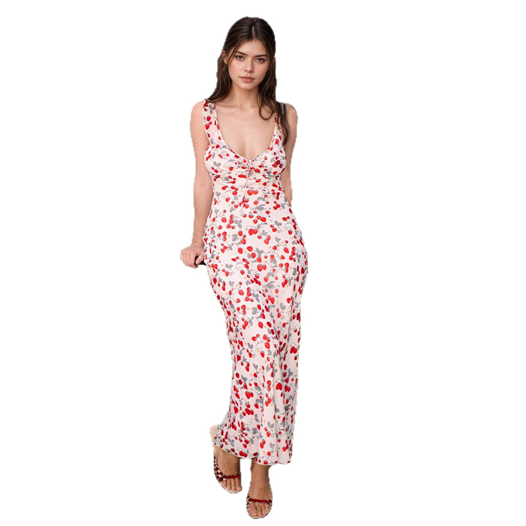Damen Sommerliches Neckholderkleid mit floralem Muster Echo Archiv