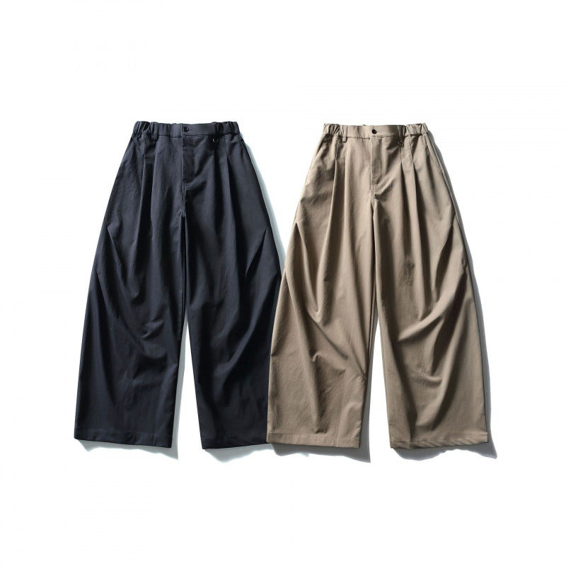 Damen Weite Culotte-Hose mit hoher Taille und elastischem Bund Echo Archiv