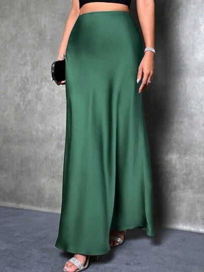 Damen Maxirock mit fließendem Schnitt und elegantem Fall Echo Archiv