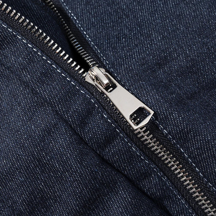 Damen nan Utility-Jeansjacke mit taillierten Abnähern, verdeckter Druckknopfleiste und aufgesetzten Brustklappen Echo Archiv