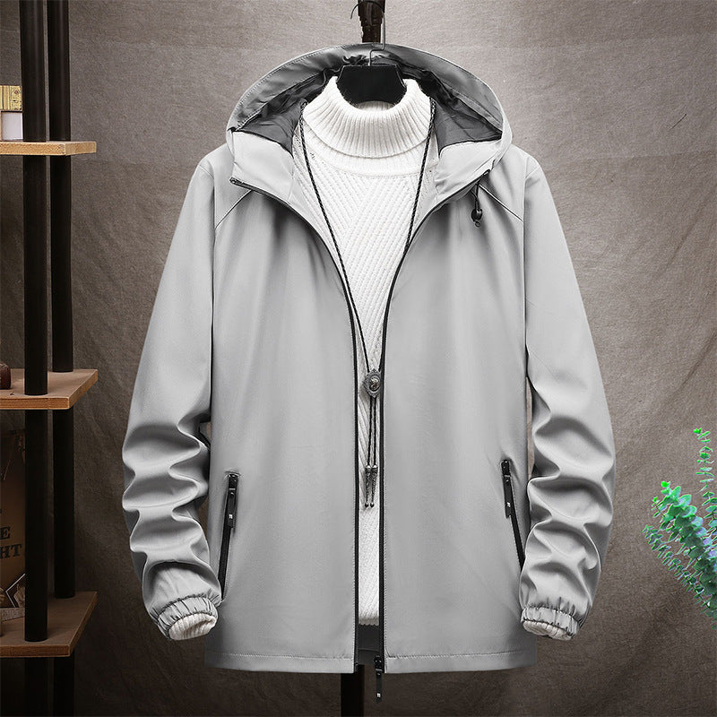 Herren Leichte Sportjacke mit Kapuze Echo Archiv