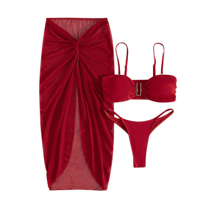 Damen Bikini-Set mit elegantem Wickelrock Echo Archiv